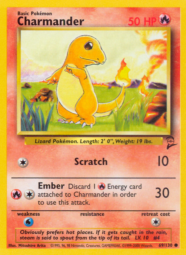 Charmander (69/130) [Base Set 2] | Jack's On Queen