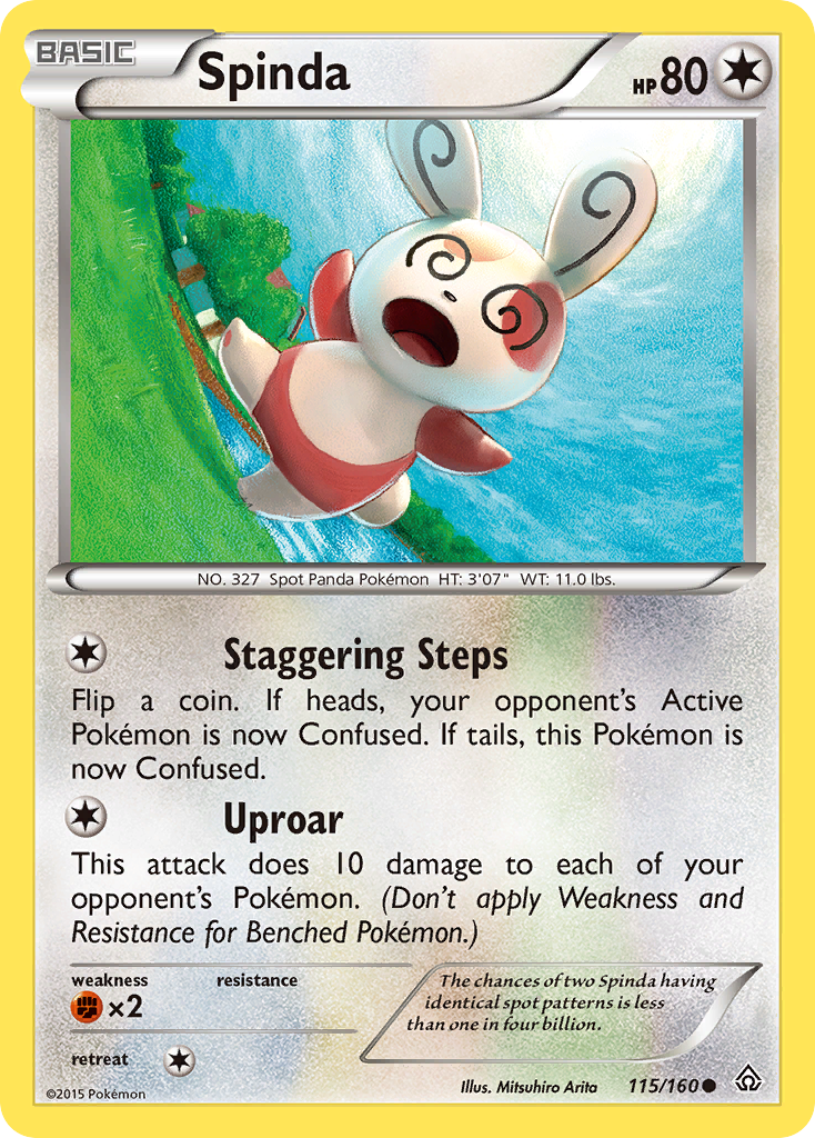 Spinda (115/160) [XY: Primal Clash] | Jack's On Queen