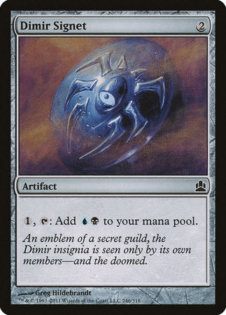 Dimir Signet [Commander 2011] | Jack's On Queen