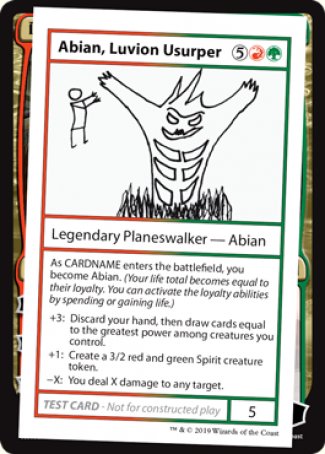 Abian, Luvion Usurper (2021 Edition) [Mystery Booster Playtest Cards] | Jack's On Queen