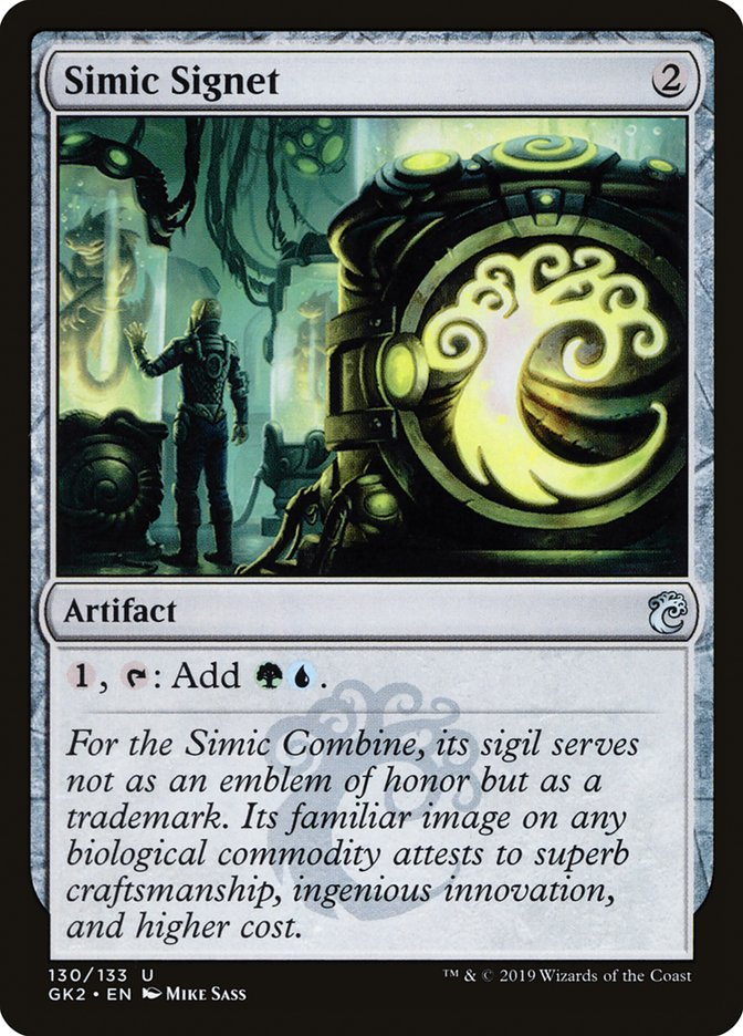 Simic Signet [Ravnica Allegiance Guild Kit] | Jack's On Queen