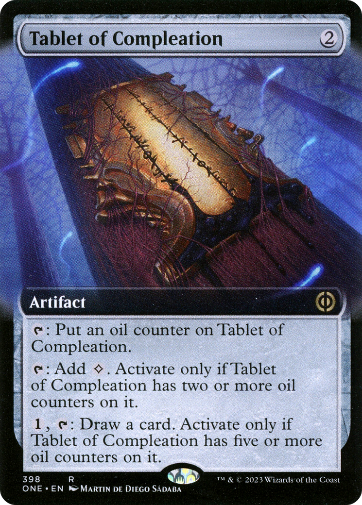 Tablet of Compleation (Extended Art) [Phyrexia: All Will Be One] | Jack's On Queen