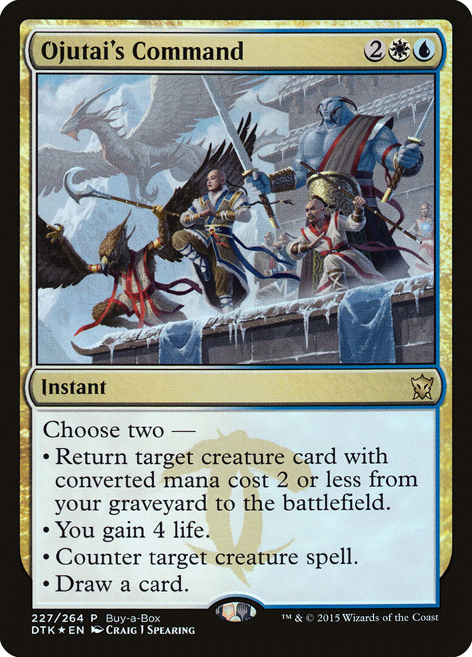 Ojutai's Command (Buy-A-Box) [Dragons of Tarkir Promos] | Jack's On Queen