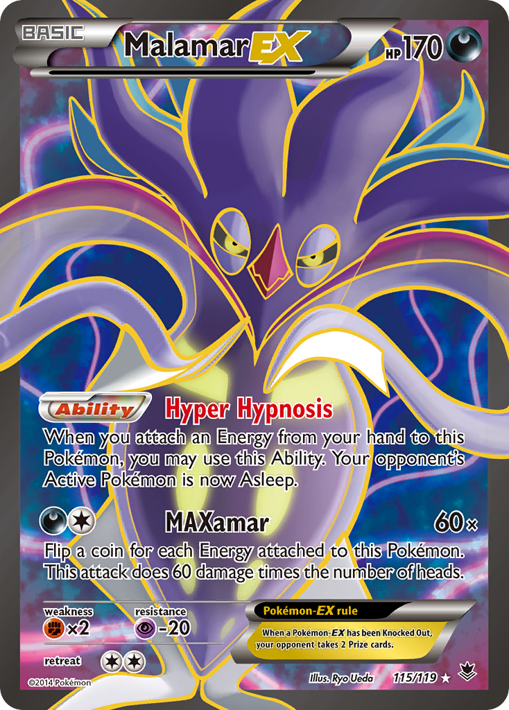 Malamar EX (115/119) [XY: Phantom Forces] | Jack's On Queen