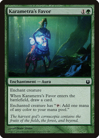 Karametra's Favor [Born of the Gods] | Jack's On Queen