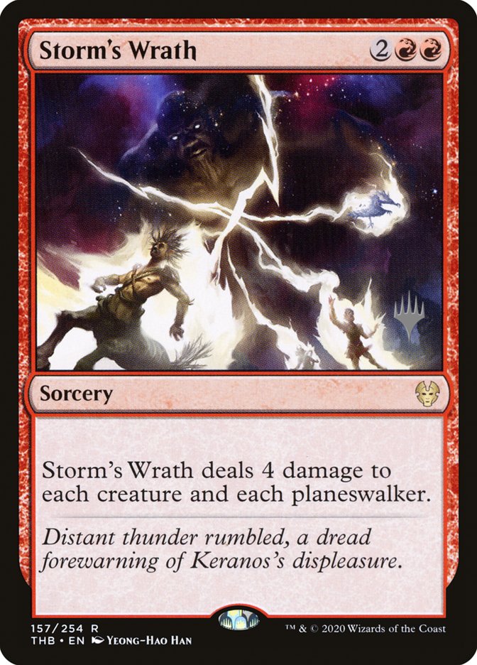 Storm's Wrath  (Promo Pack) [Theros Beyond Death Promos] | Jack's On Queen