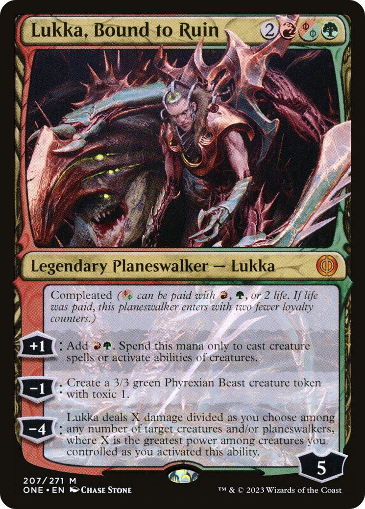 Lukka, Bound to Ruin [Phyrexia: All Will Be One] | Jack's On Queen