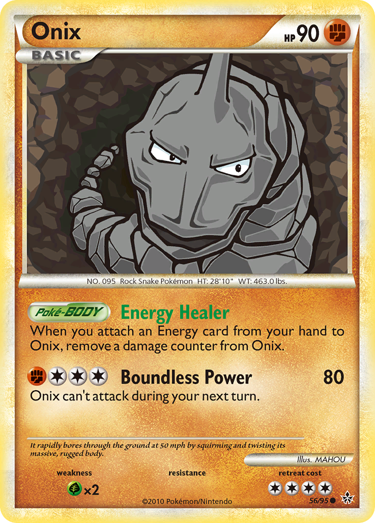 Onix (56/95) [HeartGold & SoulSilver: Unleashed] | Jack's On Queen