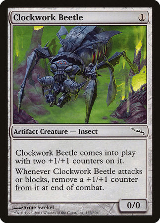 Clockwork Beetle [Mirrodin] | Jack's On Queen