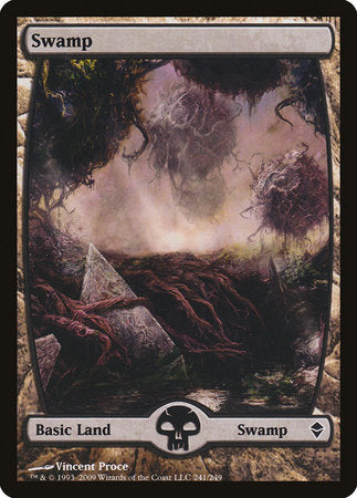 Swamp (241) - Full Art [Zendikar] | Jack's On Queen