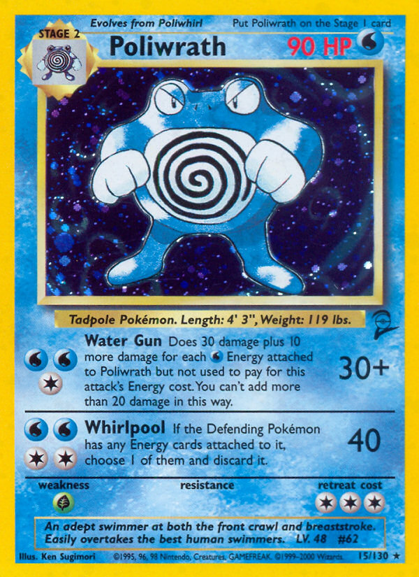 Poliwrath (15/130) [Base Set 2] | Jack's On Queen