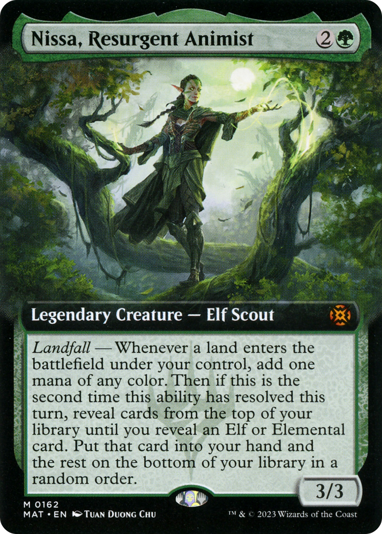 Nissa, Resurgent Animist (Extended Art) [March of the Machine: The Aftermath] | Jack's On Queen