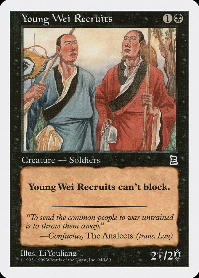 Young Wei Recruits [Portal Three Kingdoms] | Jack's On Queen