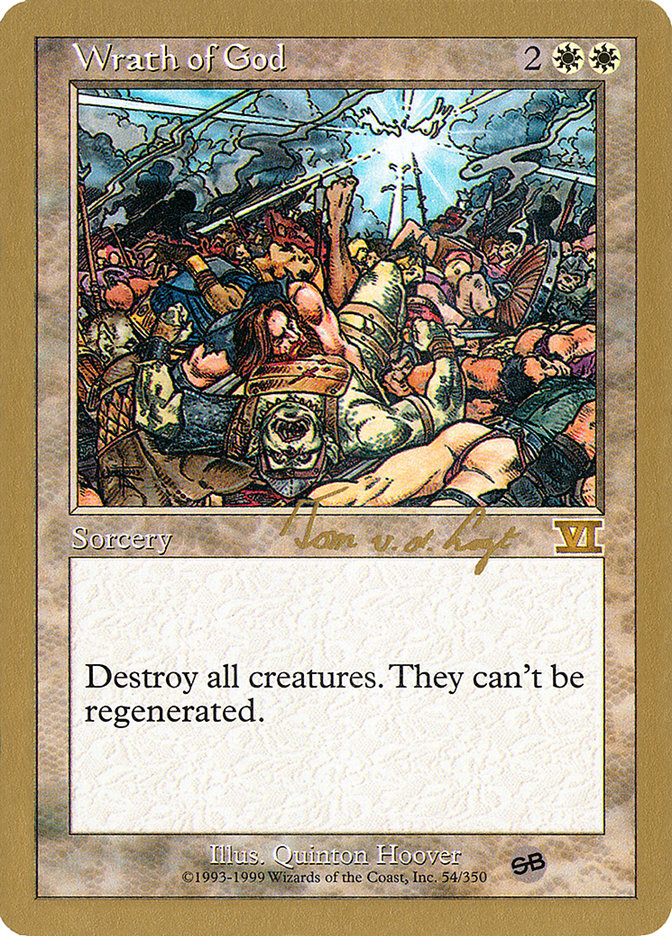 Wrath of God (Tom van de Logt) (SB) [World Championship Decks 2000] | Jack's On Queen