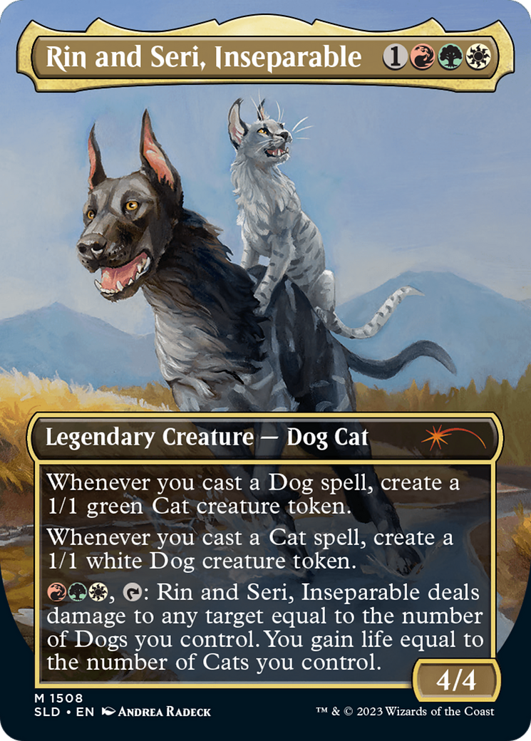 Rin and Seri, Inseparable (1508) // Rin and Seri, Inseparable [Secret Lair Commander Deck: Raining Cats and Dogs] | Jack's On Queen