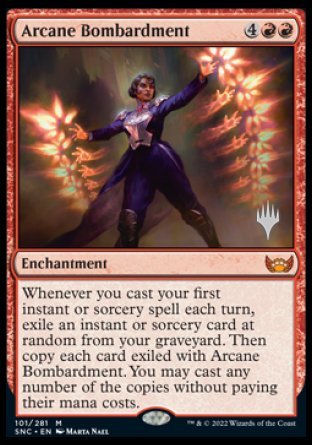 Arcane Bombardment (Promo Pack) [Streets of New Capenna Promos] | Jack's On Queen