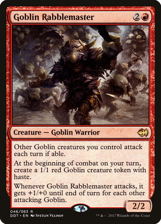 Goblin Rabblemaster [Duel Decks: Merfolk vs. Goblins] | Jack's On Queen