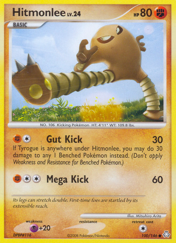 Hitmonlee (100/146) [Diamond & Pearl: Legends Awakened] | Jack's On Queen