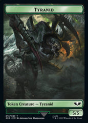 Tyranid (017) // Tyranid (018) Double-sided Token (Surge Foil) [Universes Beyond: Warhammer 40,000 Tokens] | Jack's On Queen