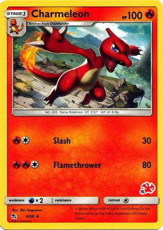 Charmeleon (8/68) (Charizard Stamp #15) [Battle Academy 2020] | Jack's On Queen