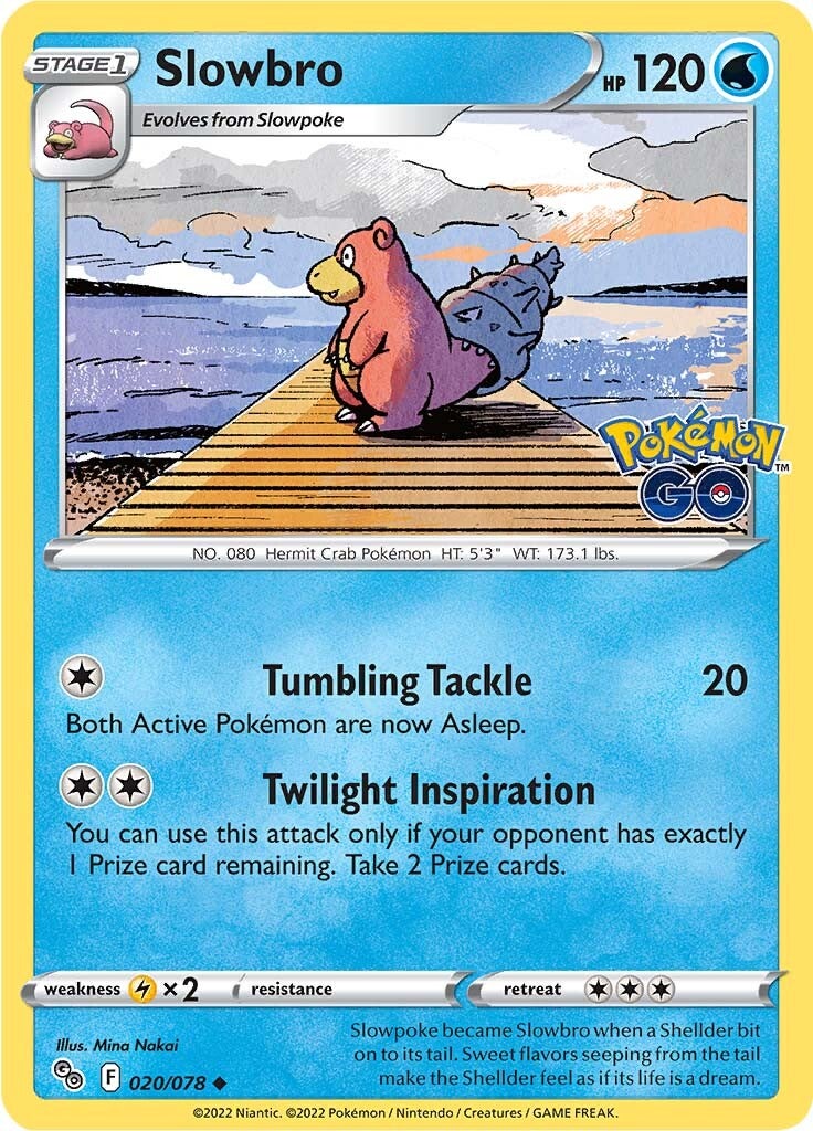 Slowbro (020/078) [Pokémon GO] | Jack's On Queen