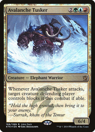 Avalanche Tusker [Khans of Tarkir Promos] | Jack's On Queen
