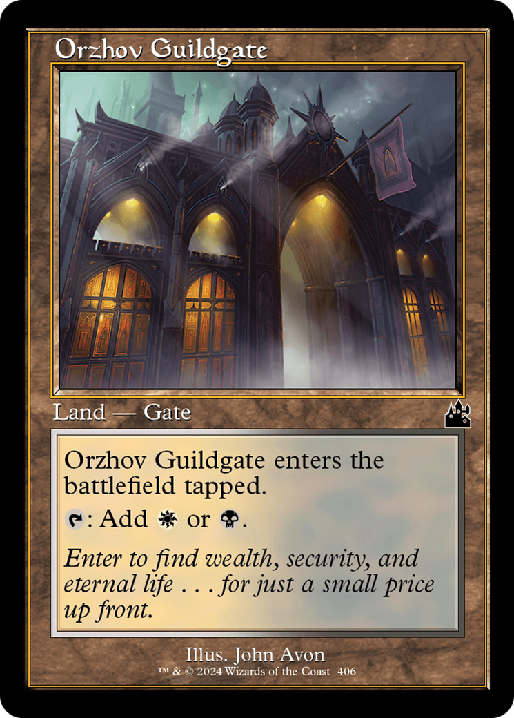 Orzhov Guildgate (Retro Frame) [Ravnica Remastered] | Jack's On Queen