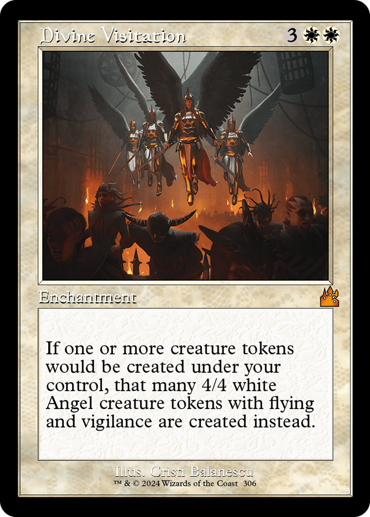 Divine Visitation (Retro Frame) [Ravnica Remastered] | Jack's On Queen
