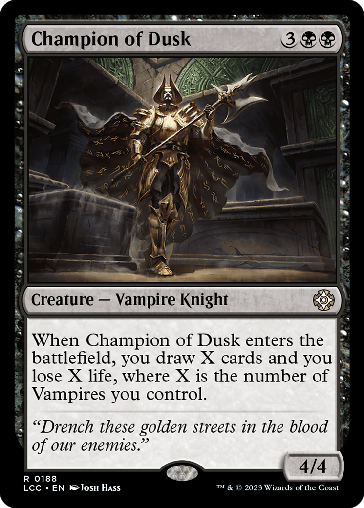 Champion of Dusk [The Lost Caverns of Ixalan Commander] | Jack's On Queen