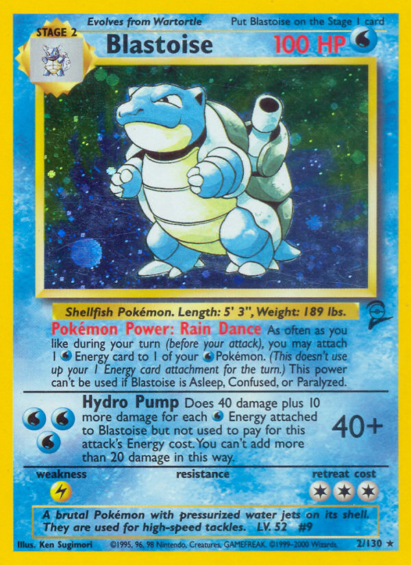 Blastoise (2/130) [Base Set 2] | Jack's On Queen