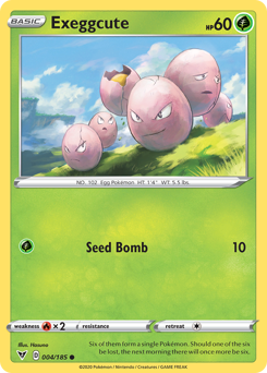 Exeggcute (004/185) [Sword & Shield: Vivid Voltage] | Jack's On Queen