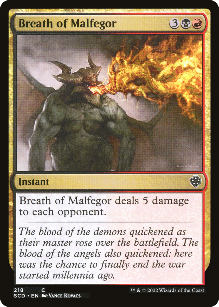 Breath of Malfegor [Starter Commander Decks] | Jack's On Queen