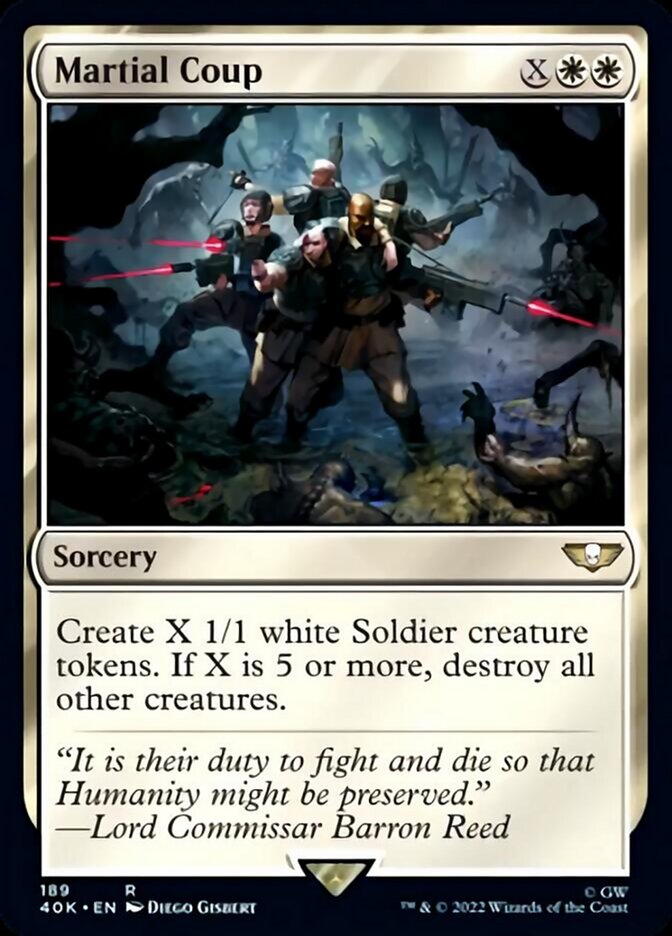 Martial Coup (Surge Foil) [Universes Beyond: Warhammer 40,000] | Jack's On Queen