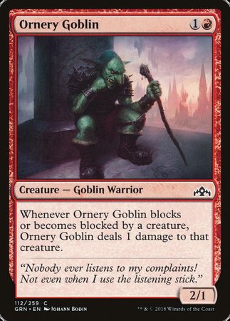 Ornery Goblin [Guilds of Ravnica] | Jack's On Queen