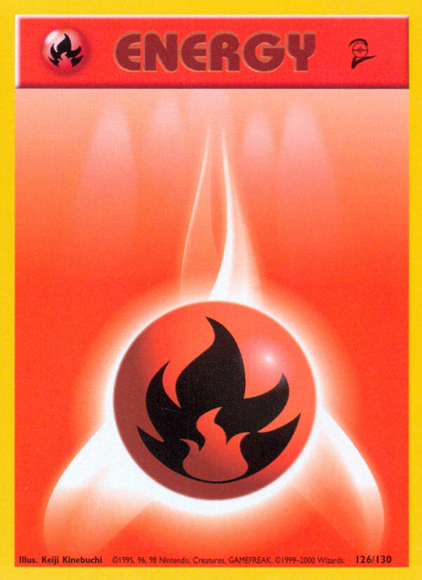 Fire Energy (126/130) [Base Set 2] | Jack's On Queen