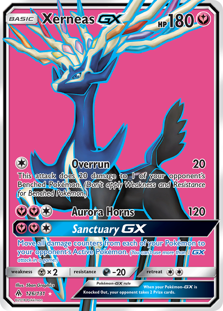 Xerneas GX (126/131) [Sun & Moon: Forbidden Light] | Jack's On Queen