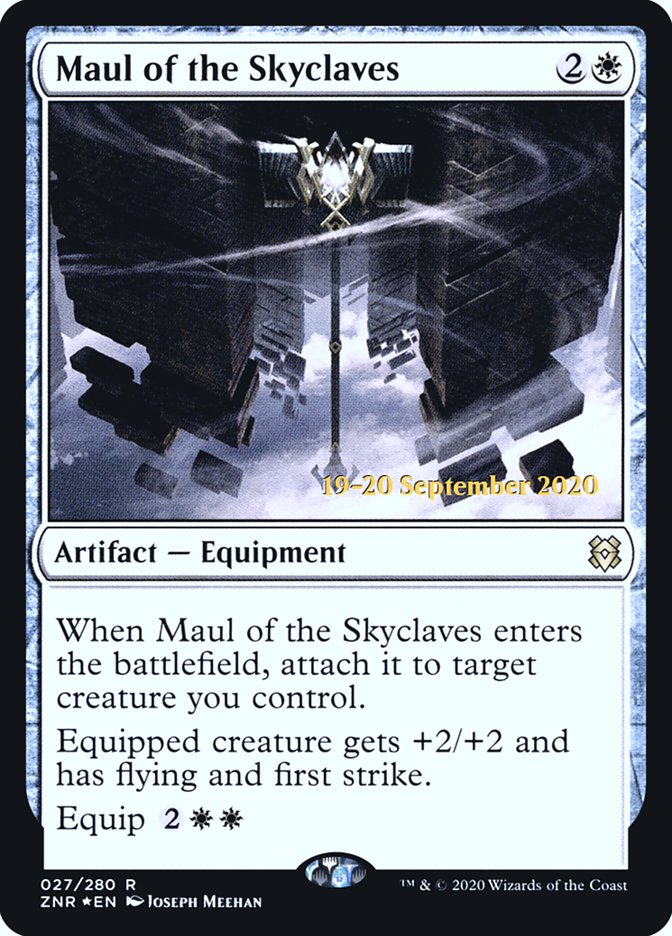 Maul of the Skyclaves  (Prerelease) [Zendikar Rising Prerelease Promos] | Jack's On Queen