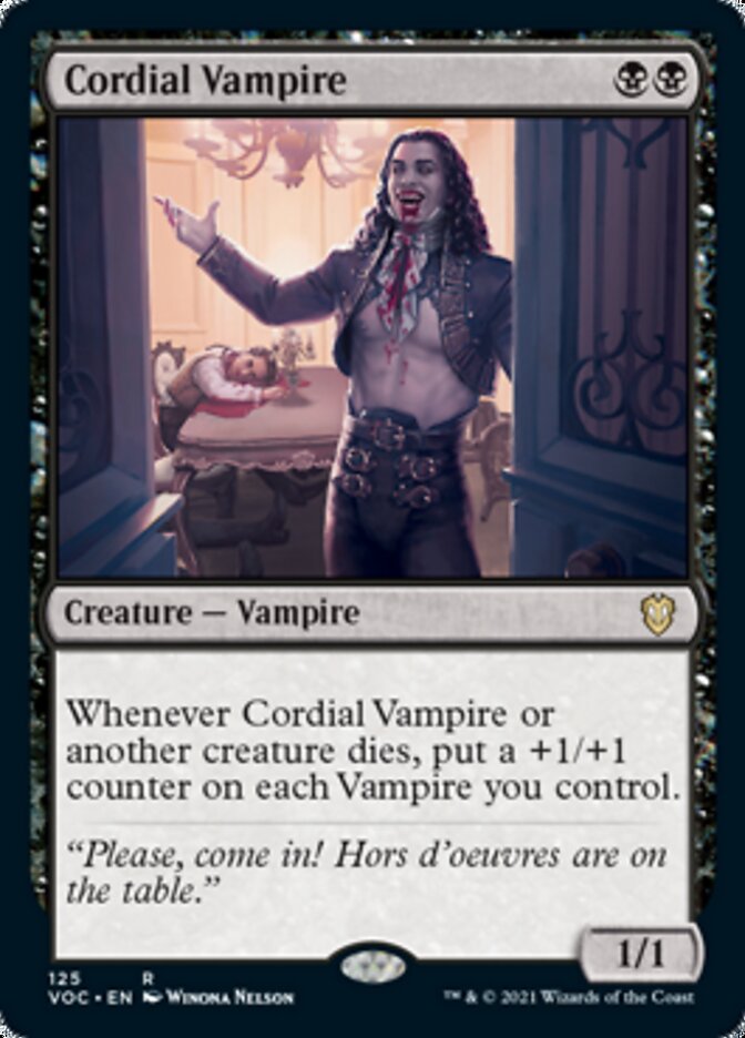 Cordial Vampire [Innistrad: Crimson Vow Commander] | Jack's On Queen