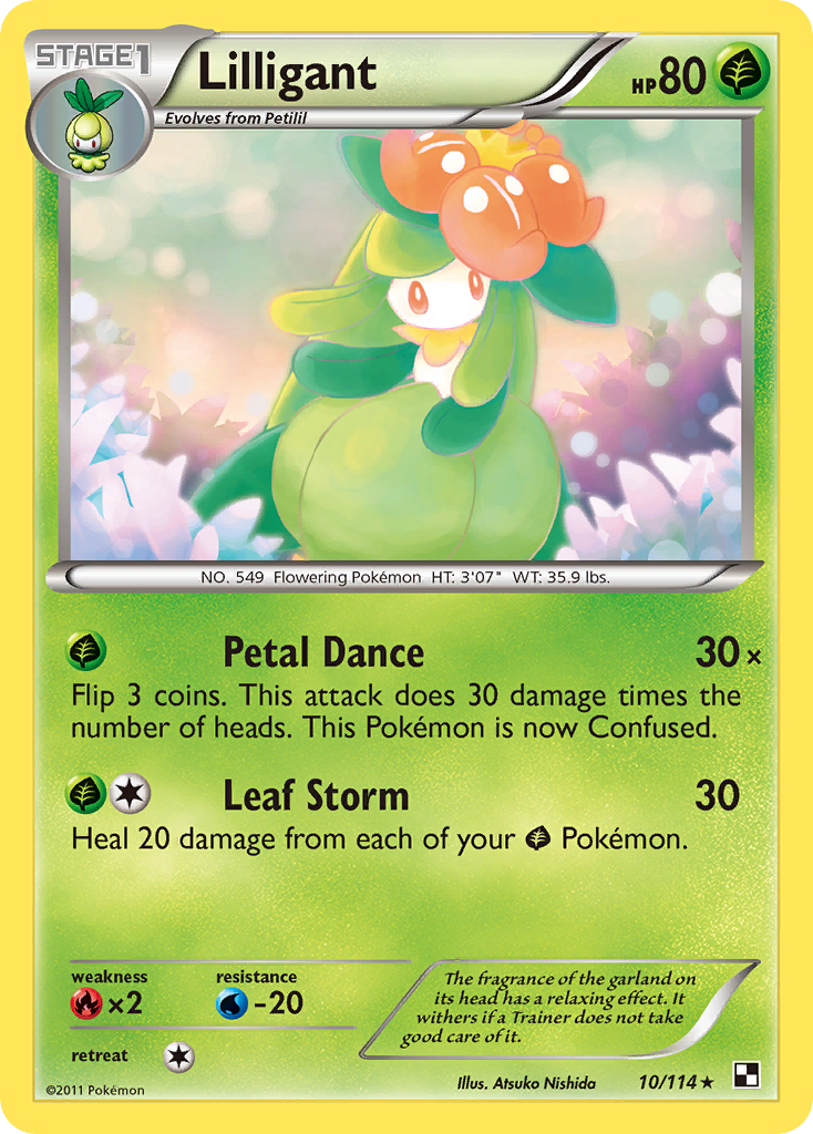 Lilligant (10/114) [Black & White: Base Set] | Jack's On Queen