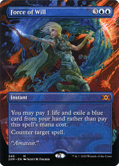Force of Will (Borderless) [Double Masters] | Jack's On Queen
