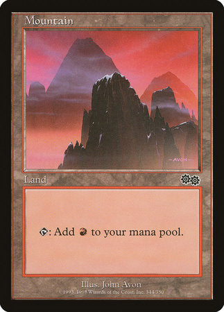 Mountain (344) [Urza's Saga] | Jack's On Queen