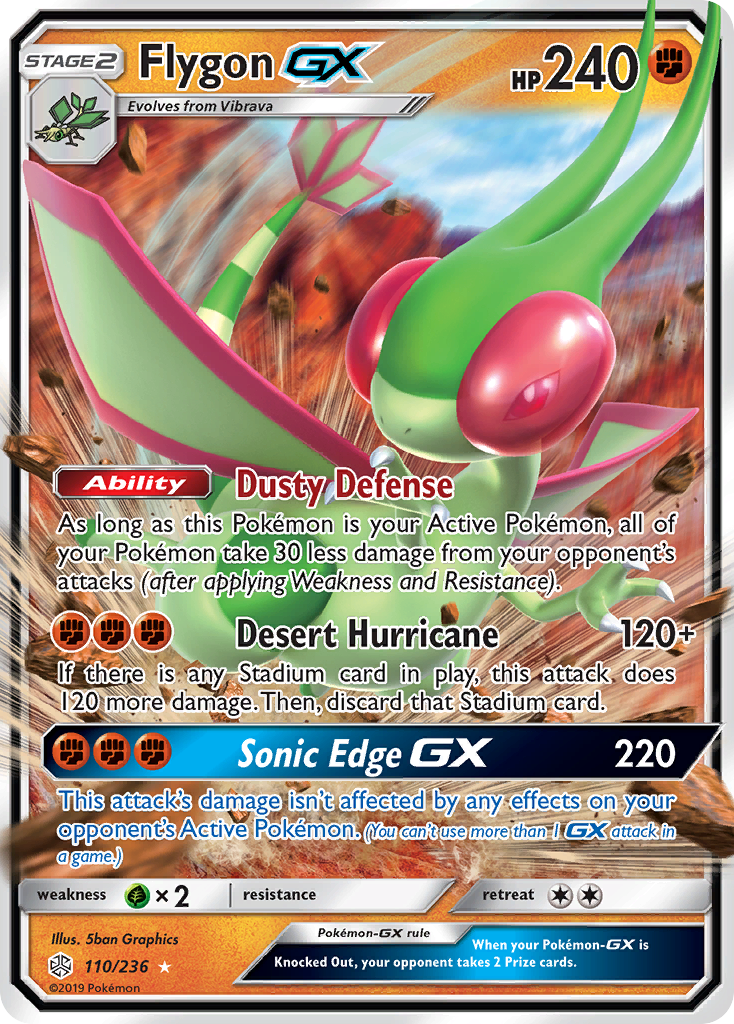 Flygon GX (110/236) [Sun & Moon: Cosmic Eclipse] | Jack's On Queen