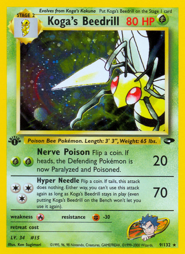 Koga's Beedrill (9/132) [Gym Challenge 1st Edition] | Jack's On Queen