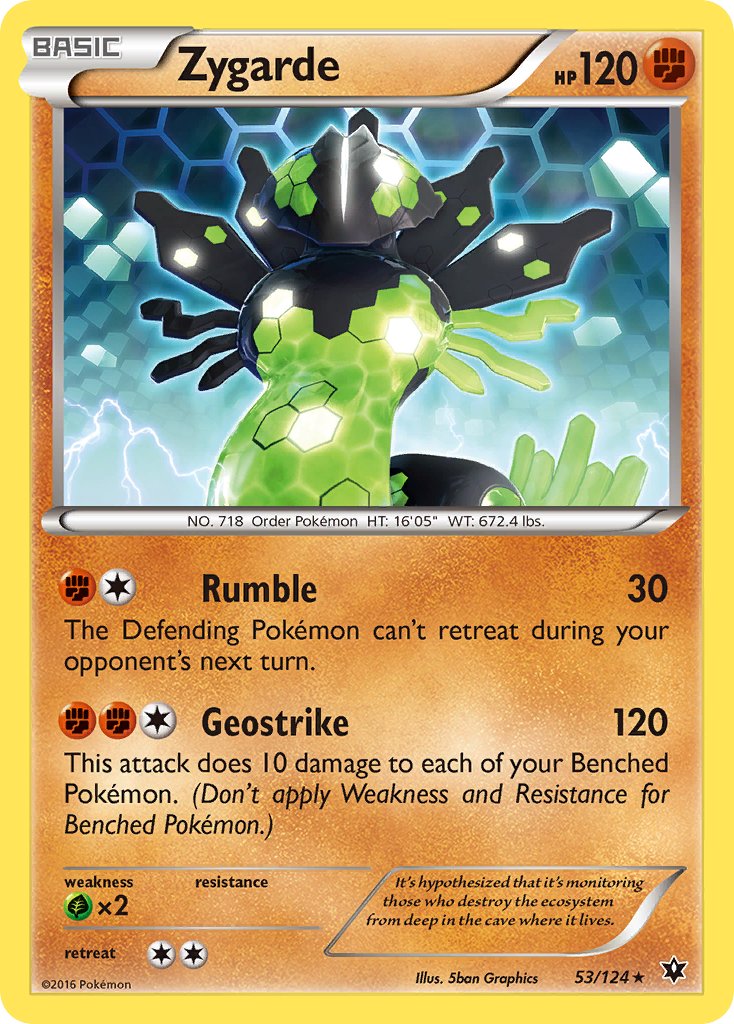 Zygarde (53/124) (Theme Deck Exclusive) [XY: Fates Collide] | Jack's On Queen