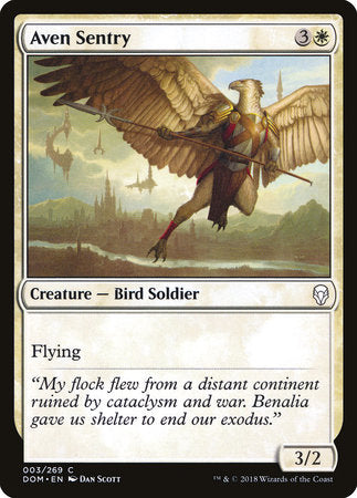 Aven Sentry [Dominaria] | Jack's On Queen