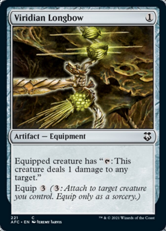 Viridian Longbow [Dungeons & Dragons: Adventures in the Forgotten Realms Commander] | Jack's On Queen