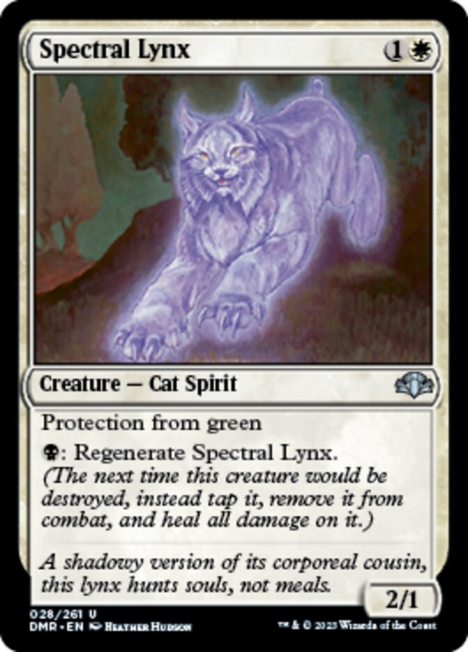 Spectral Lynx [Dominaria Remastered] | Jack's On Queen