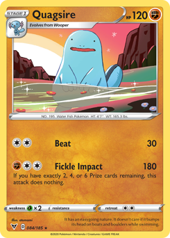 Quagsire (084/185) [Sword & Shield: Vivid Voltage] | Jack's On Queen