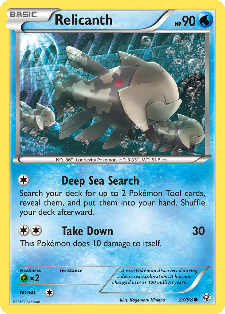 Relicanth (23/98) [XY: Ancient Origins] | Jack's On Queen