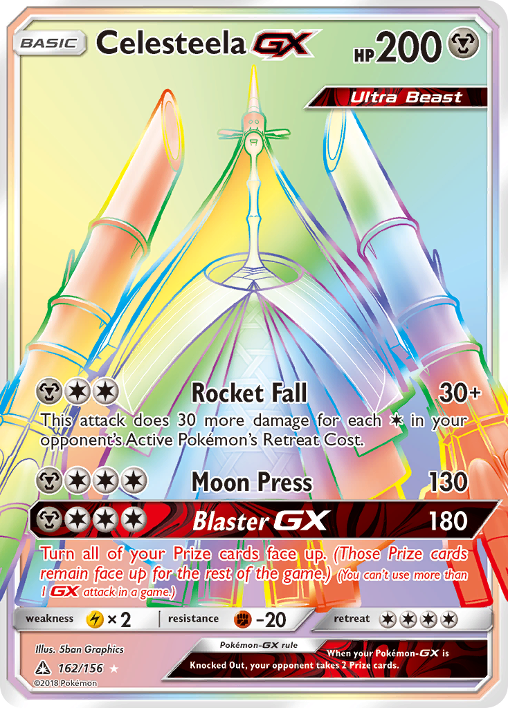 Celesteela GX (162/156) [Sun & Moon: Ultra Prism] | Jack's On Queen